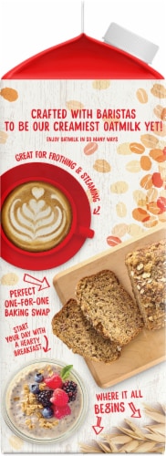 Planet Oat® Dairy Free Barista Oat Milk Perspective: left