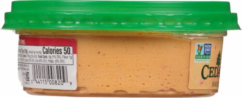 Cedar's Roasted Red Pepper Hommus Perspective: left