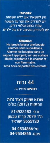 L'HAVA Chanukah Candles Perspective: left