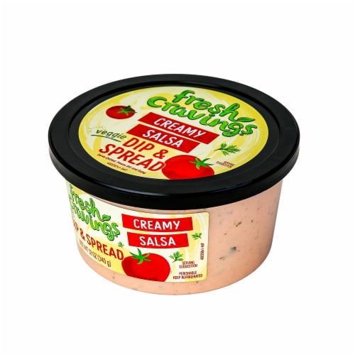 Fresh Cravings® Creamy Salsa Veggie Dip Perspective: left