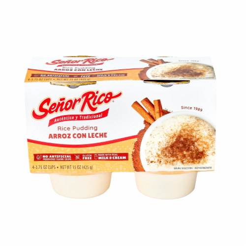 Senor Rico® Rice Pudding Cups Perspective: left
