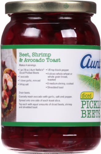 Aunt Nellie's® Diced Pickled Beets Perspective: left