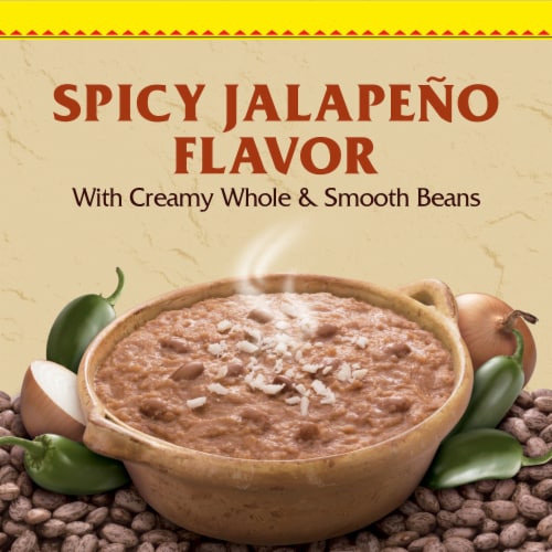 Rosarita Spicy Jalapeno Refried Beans Perspective: left
