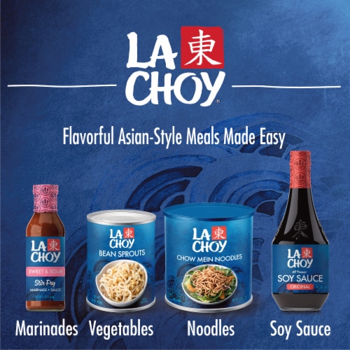 La Choy Chow Mein Noodles Perspective: left