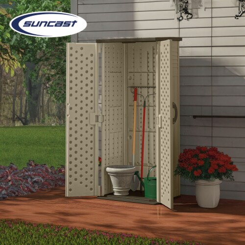Suncast 22 Cu. Ft. Stoney Vertical Storage Shed BMS1250SB