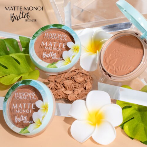 Escape to paradise with this luxuriously creamy Matte Monoi Butter Bronzer from Physicians Formula. Perspective: left