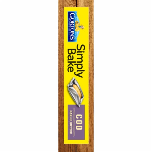 Gorton's® Simply Bake Garlic Butter Cod Perspective: left