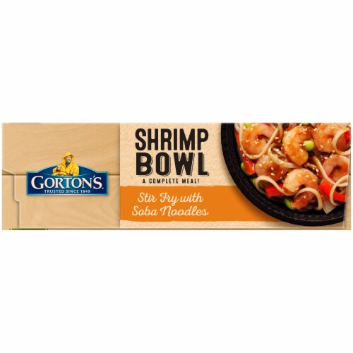 Gorton's Shrimp Bowl Stir Fry with Soba Noodles Perspective: left