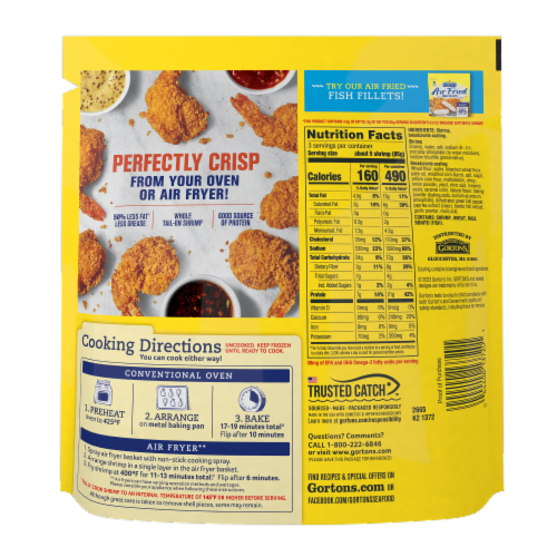 Gorton's® Air Fried Butterfly Shrimp, 9 oz - Kroger