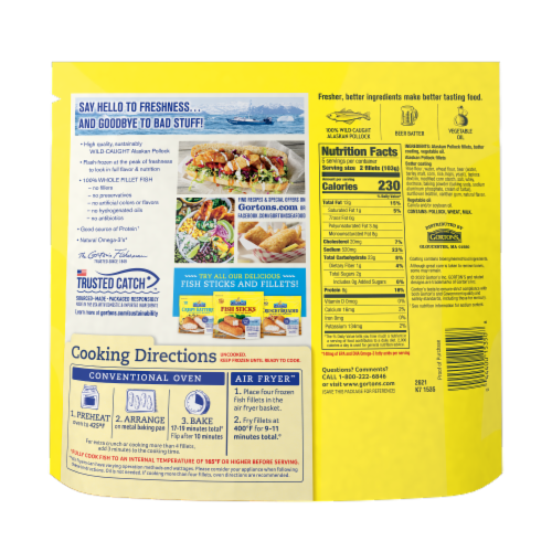 Gorton's® Beer Battered Fish Fillets Perspective: left