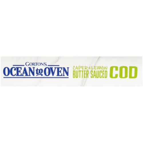Gorton's Ocean To Oven Caper & Lemon Butter Sauced Cod Fish Fillets Perspective: left
