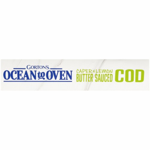 Gorton's Ocean To Oven Caper & Lemon Butter Sauced Cod Fish Fillets Perspective: left
