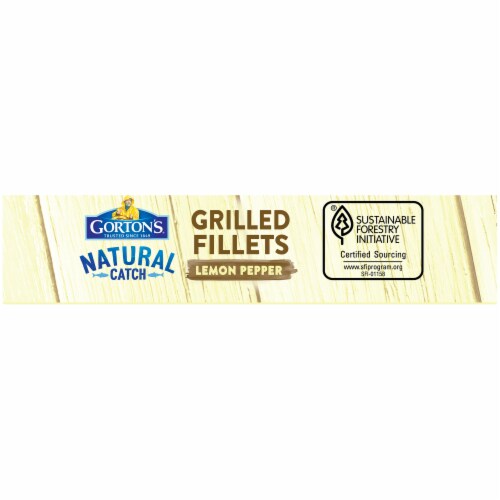 Gorton's Natural Catch Lemon Pepper Grilled Fish Fillets 2 Count Perspective: left
