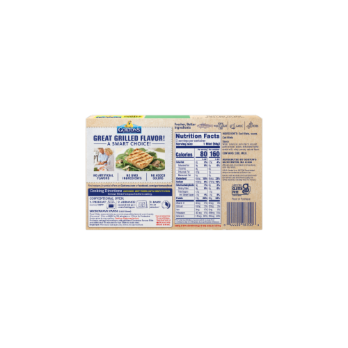 Gorton's® Natural Catch Roasted Garlic & Herb Grilled Cod Fillets Perspective: left