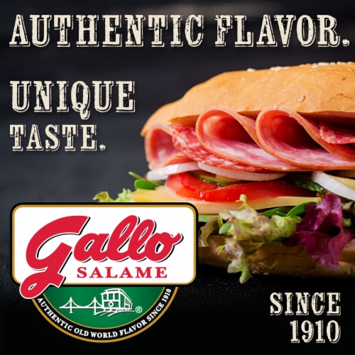 Gallo® Salame Deli Thin Sliced Light Italian Dry Salami Perspective: left