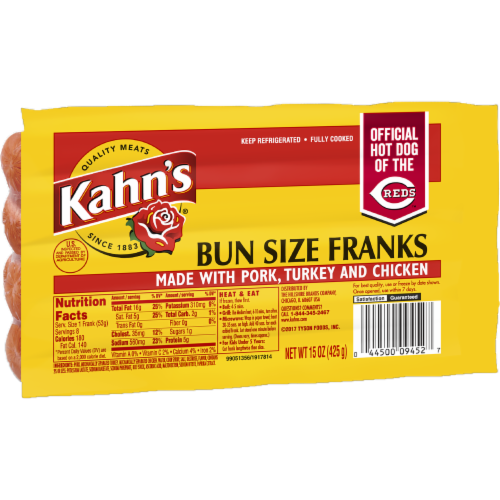 Kahn's® Bun Size Franks Perspective: left