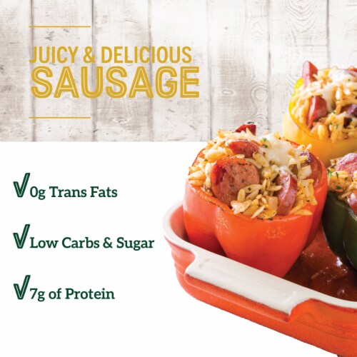 Hillshire Farm® Cheddarwurst® Smoked Sausage Perspective: left
