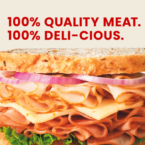 Hillshire Farm® Ultra Thin Sliced Lunchmeat Oven Roasted Turkey Breast & Honey Ham Perspective: left