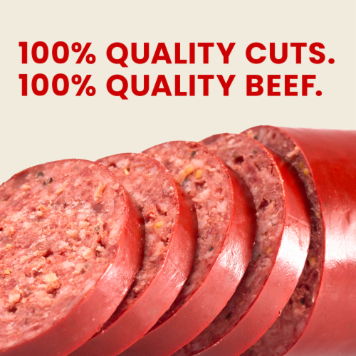Hillshire Farm® Hardwood Smoked Beef Summer Sausage Perspective: left