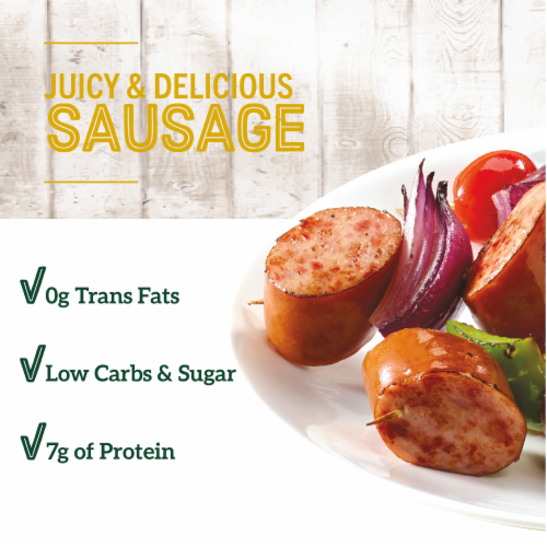 Hillshire Farm® Roasted Garlic Chicken Smoked Sausage Rope Perspective: left