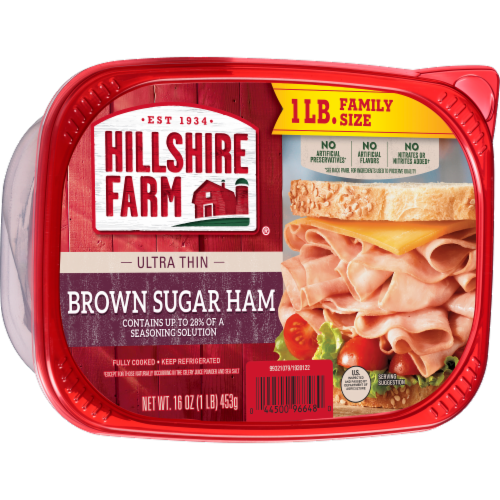 Hillshire Farm® Ultra Thin Sliced Brown Sugar Ham Lunch Meat Perspective: left