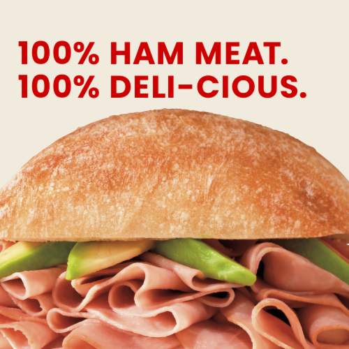 Hillshire Farm Ultra Thin Sliced Lower Sodium Honey Ham Sandwich Meat Perspective: left