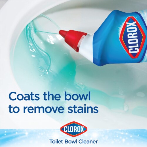 Clorox Rain Clean Bleach Toilet Bowl Cleaner Perspective: left