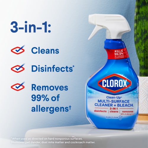 Clorox Clean-Up All Purpose Cleaner with Bleach Rain Clean Perspective: left