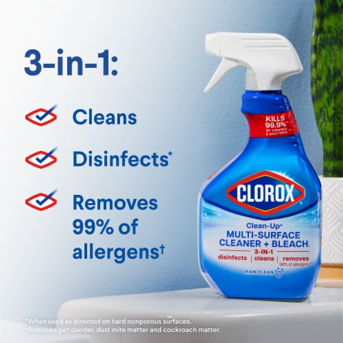 Clorox Clean-Up All Purpose Cleaner with Bleach Rain Clean Perspective: left