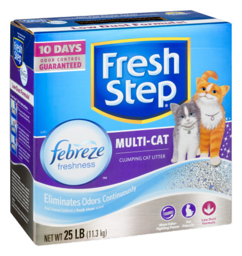 Fresh Step Multi Cat Litter Perspective: left