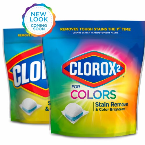 Clorox 2 Stain Remover & Color Booster Packs Perspective: left
