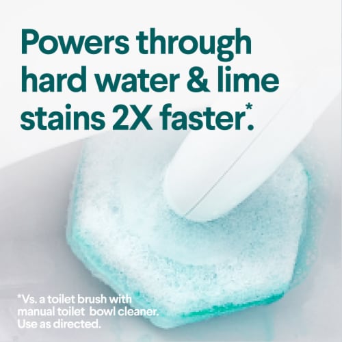 Clorox ToiletWand Disinfecting Refills Rainforest Rush Disposable Wand Heads Perspective: left