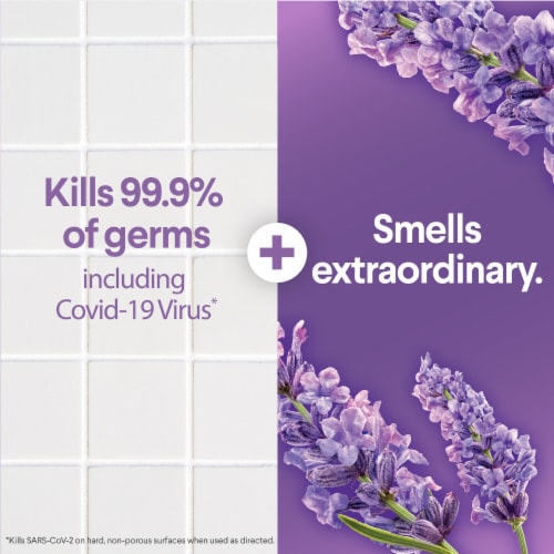 Clorox Scentiva Disinfecting Tuscan Lavender and Jasmine Wet Mopping Cloths Perspective: left