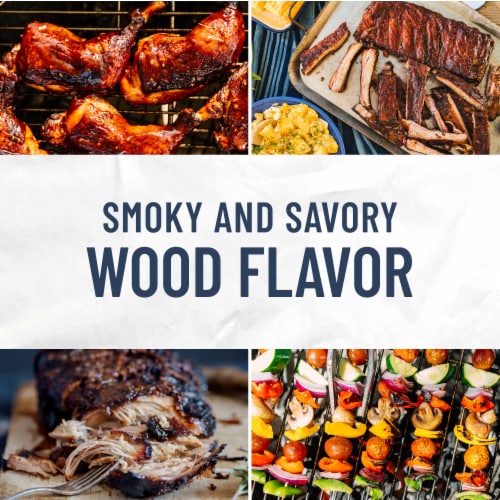 Kingsford BBQ Charcoal Briquettes with Classic Hickory Perspective: left