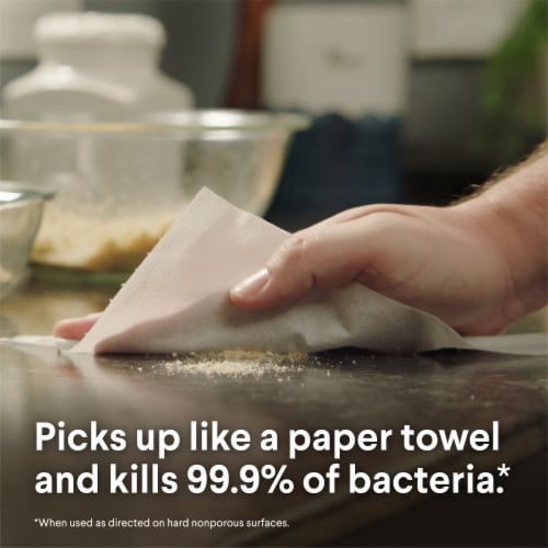 Clorox Lemon Verbena Scent Paper Towel Wipes Perspective: left