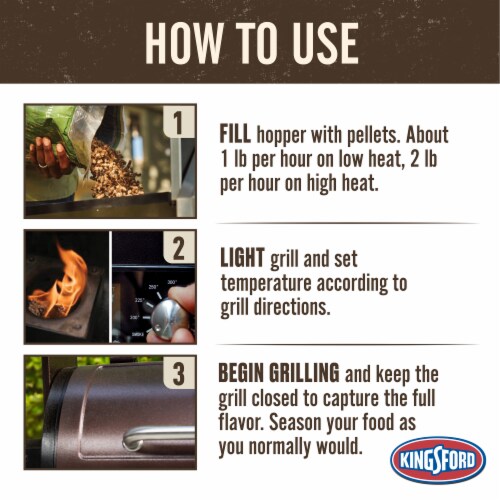 Kingsford® Signature Flavors Wood Pellots with Basil Sage and Thyme Perspective: left