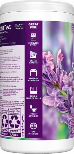 Clorox® Scentiva® Tuscan Lavender & Jasmine™ Disinfecting Wipes Perspective: left