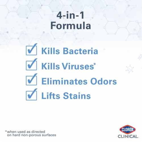 Clorox Clinical Soft Surface + Bio-Stain Disinfectant Spray Perspective: left