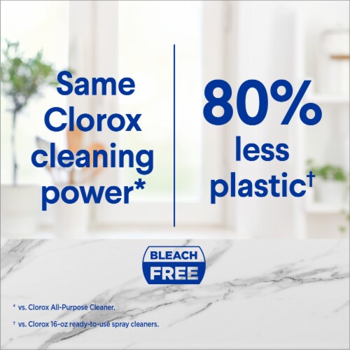 Clorox Multi-Purpose Cleaning Crisp Lemon Spray System Refills Perspective: left