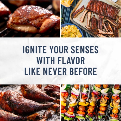 Kingsford Signature Flavors Garlic Onion and Paprika and Hickory Wood Blend Hardwood Pellets Perspective: left