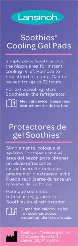 Lansinoh® Soothies Gel Pads Perspective: left