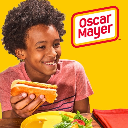 Oscar Mayer Uncured Bun-Length Wieners Hot Dogs Perspective: left