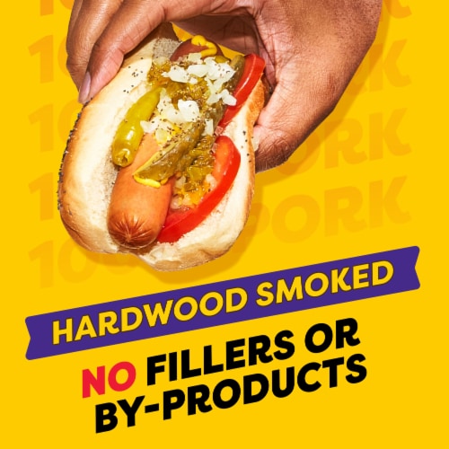 Oscar Mayer Hardwood Smoked Smokies Uncured Smoked Sausage Perspective: left