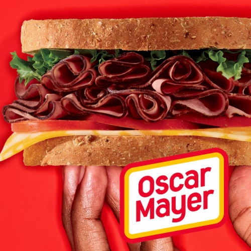 Oscar Mayer Deli Fresh Slow Roasted Roast Beef Sliced Deli Meat Perspective: left