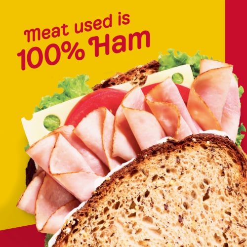 Oscar Mayer Deli Fresh Uncured Sliced Ham Deli Lunch Meat Perspective: left