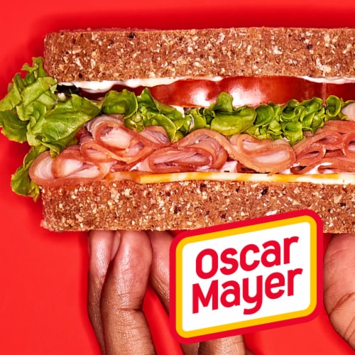 Oscar Mayer Deli Fresh Uncured Honey Ham Sliced Deli Meat Slices Family Size Perspective: left