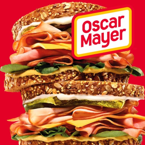 Oscar Mayer Deli Fresh Oven Roasted Turkey & Smoked Ham Sliced Deli Lunch Meats Variety Pack Perspective: left
