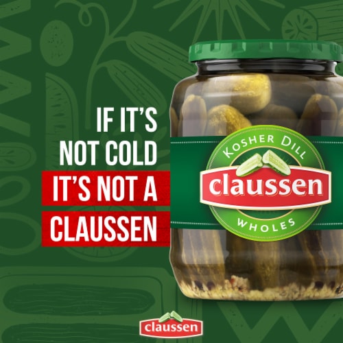 Claussen Kosher Dill Pickle Wholes Perspective: left