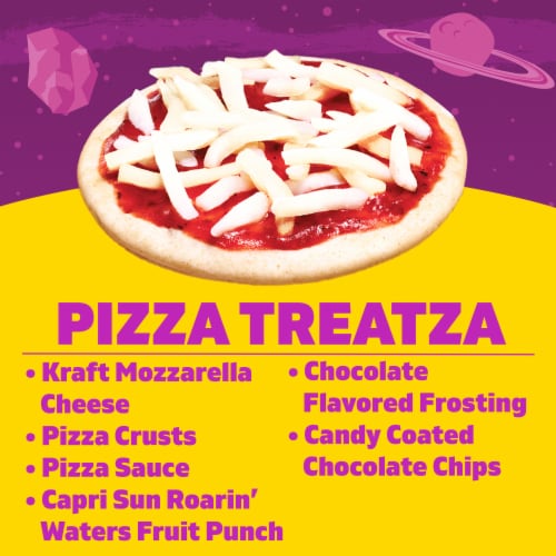 Lunchables Pizza Treatza with Capri Sun Drink Kids Lunch Meal Kit Perspective: left