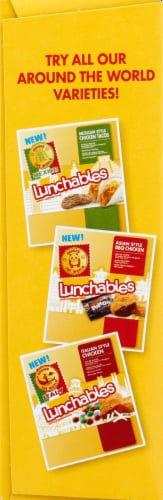 Lunchables Around The World Mexican Style Chicken Tacos Perspective: left